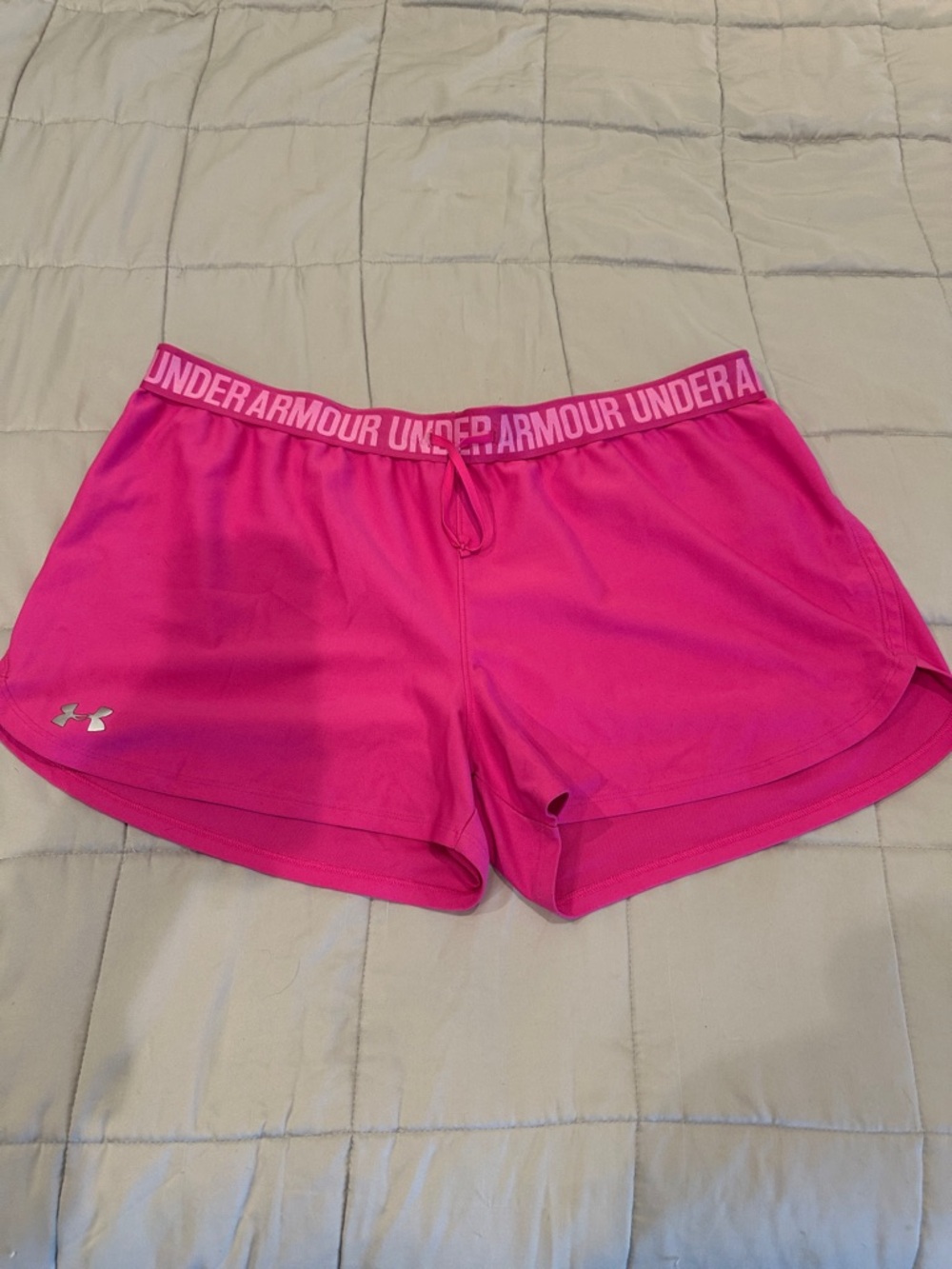 Under Armour Women's Bright Pink Performance Shorts